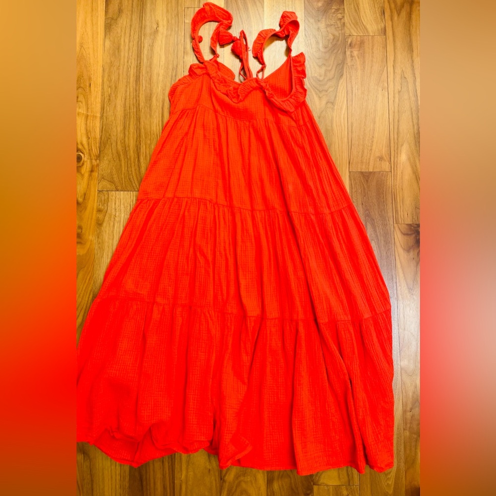 J. Crew Cotton Flowy Midi Dress